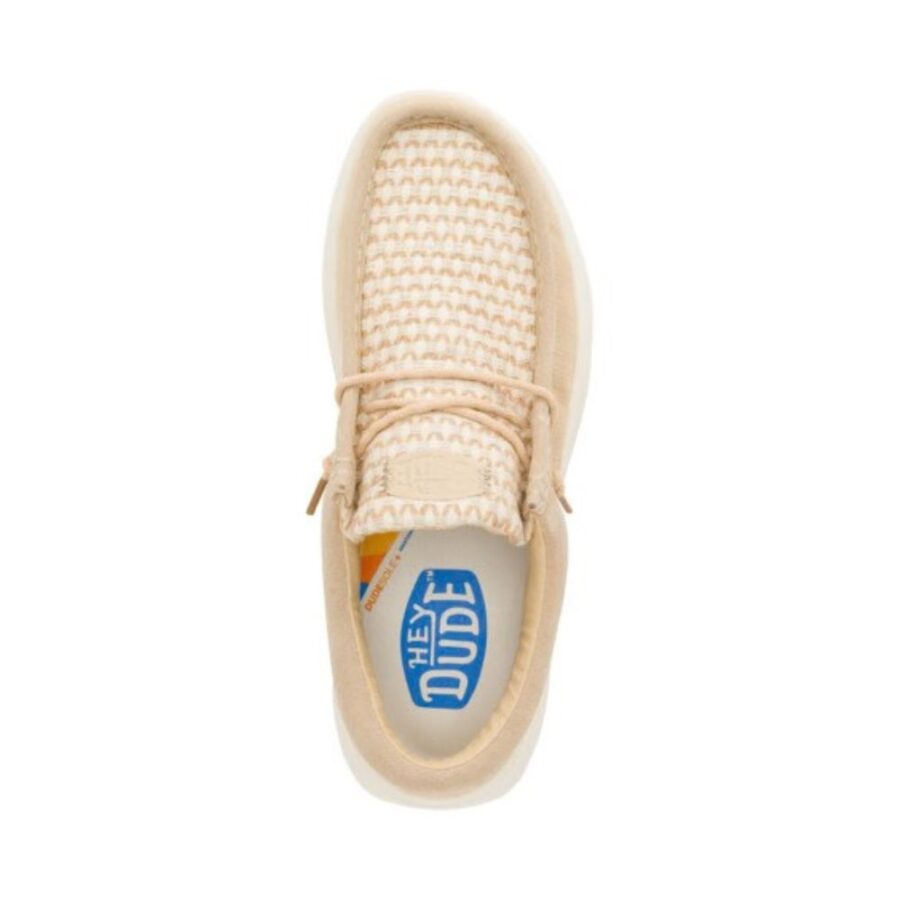 Hey Dude Wally Comfy Woven Loafer Irish CreamMulti 4