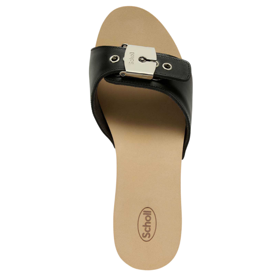 Scholl Pescura Ibiza 2.0 Eva Sandal Leather Black F32318100488 1