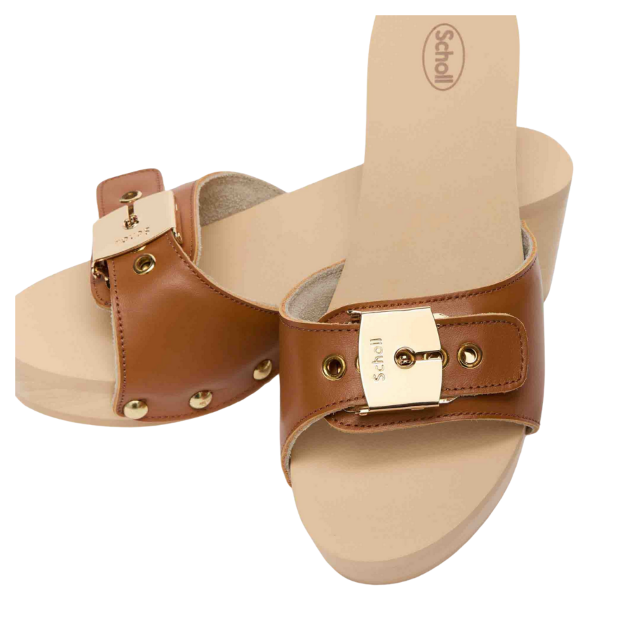 Scholl Pescura Ibiza 2.0 Eva Sandal Leather Cognac F32318117580