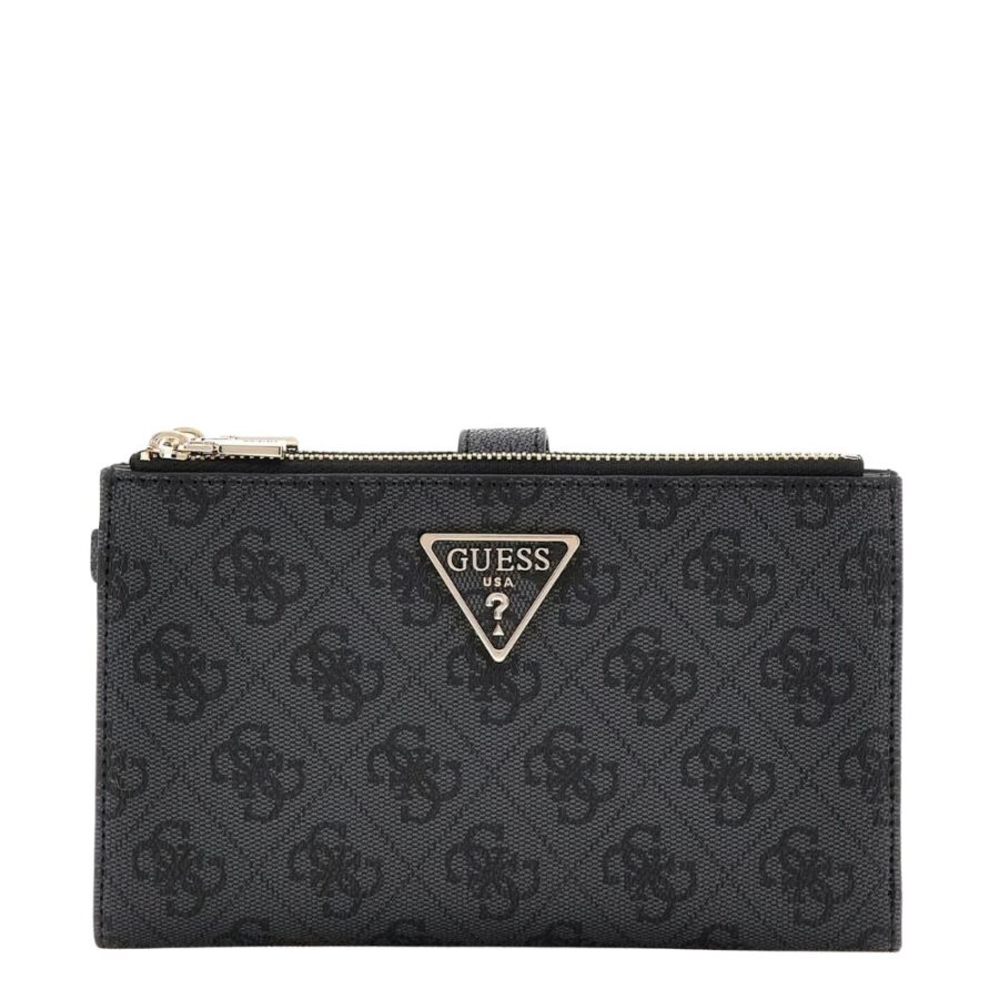 Guess Laurel II Slg Double Zip Organizer Coal Logo SG7459157