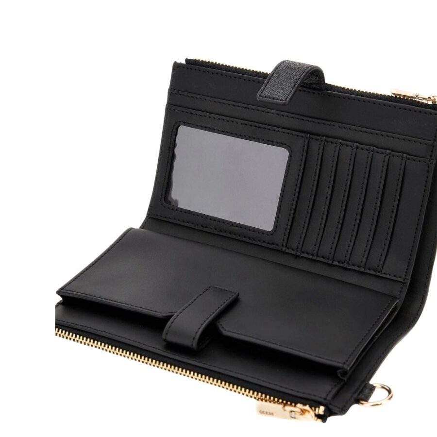 Guess Laurel II Slg Double Zip Organizer Coal Logo SG7459157 3 2
