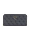 Guess Laurel II Slg Zip Around Large Coal