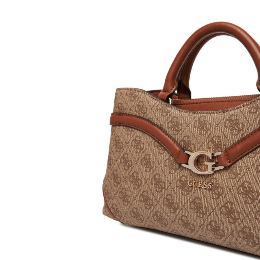 Guess Dea Girlfriend Satchel Latte Logo HWSG7993060 3 9