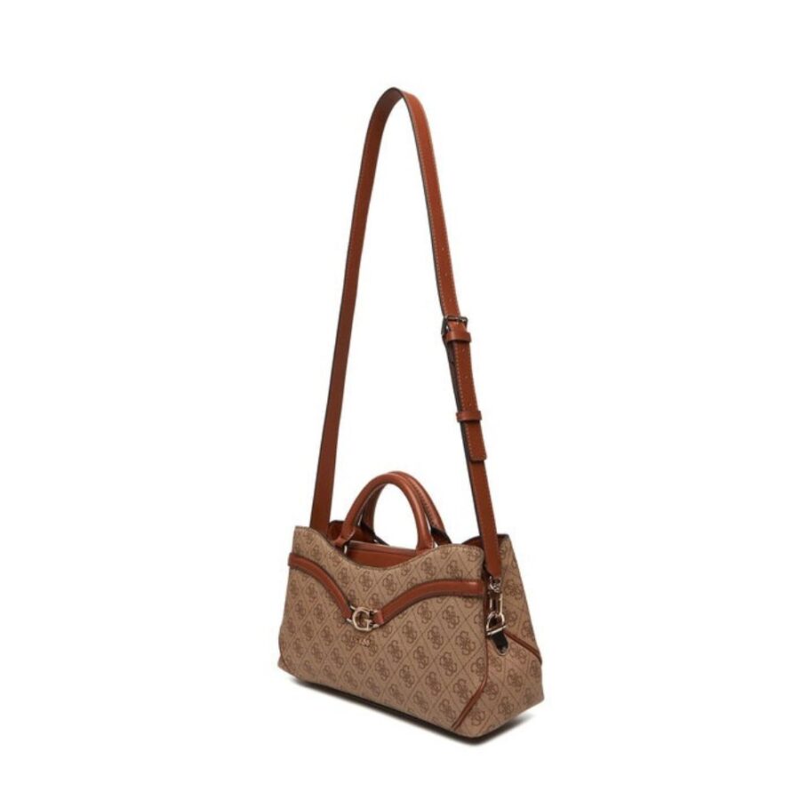 Guess Dea Girlfriend Satchel Latte Logo HWSG7993060 4 8