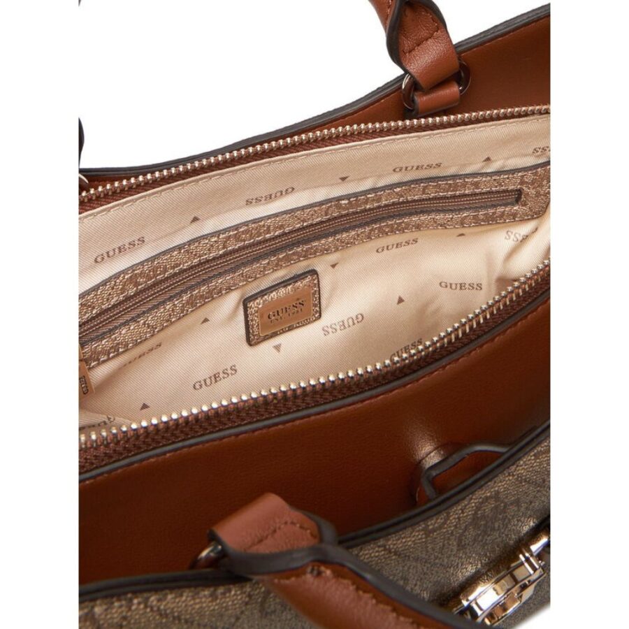 Guess Dea Girlfriend Satchel Latte Logo HWSG7993060 5 7