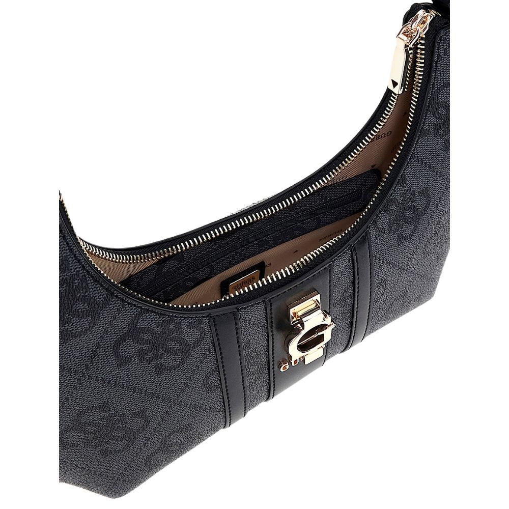 Guess Erenia Top Zip Shoulder Bag Coal Logo HWSO7838180 4 4
