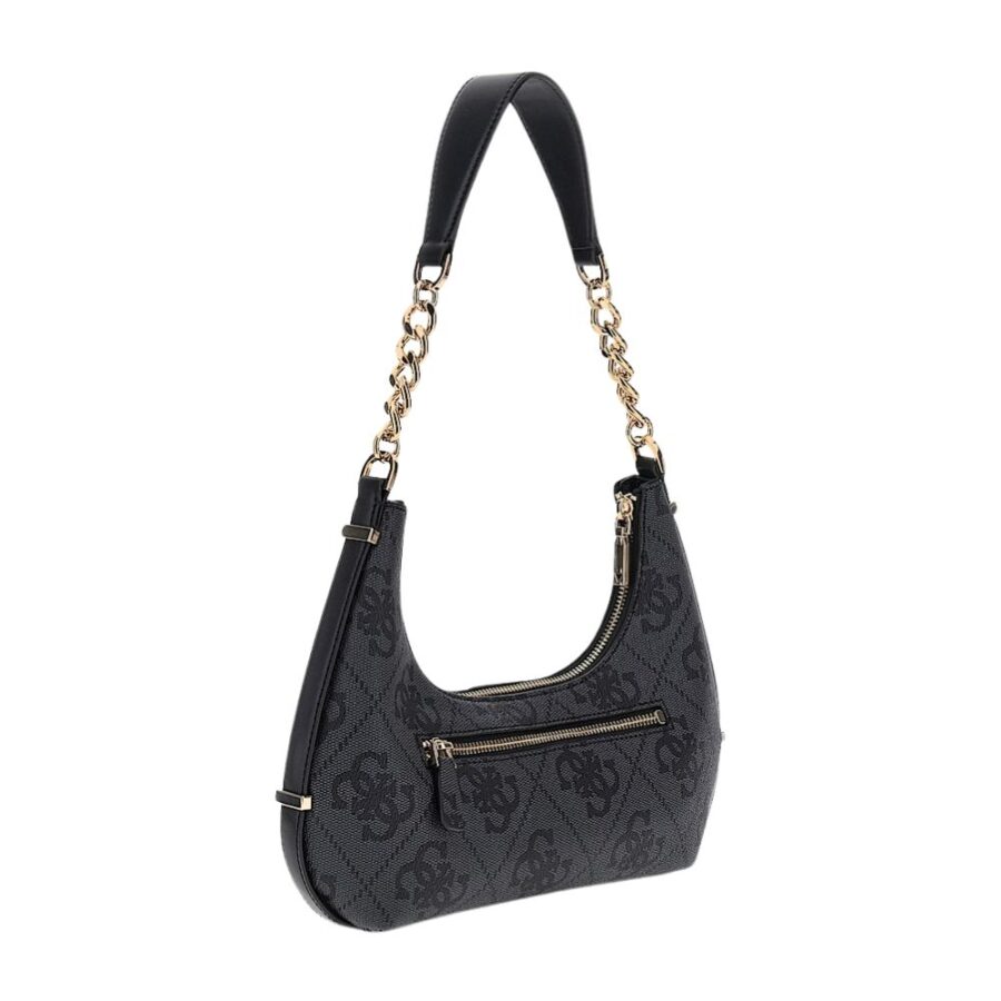 Guess Erenia Top Zip Shoulder Bag Coal Logo HWSO7838180 5 3