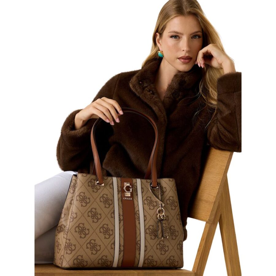 Guess Erenia Tote Latte Logo HWSO7838230 2 9