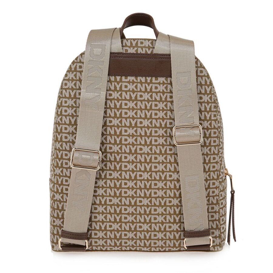 DKNY Bryant Ave Backpack Handbag ChinoChocolate Logo R51KYJ33 3 3