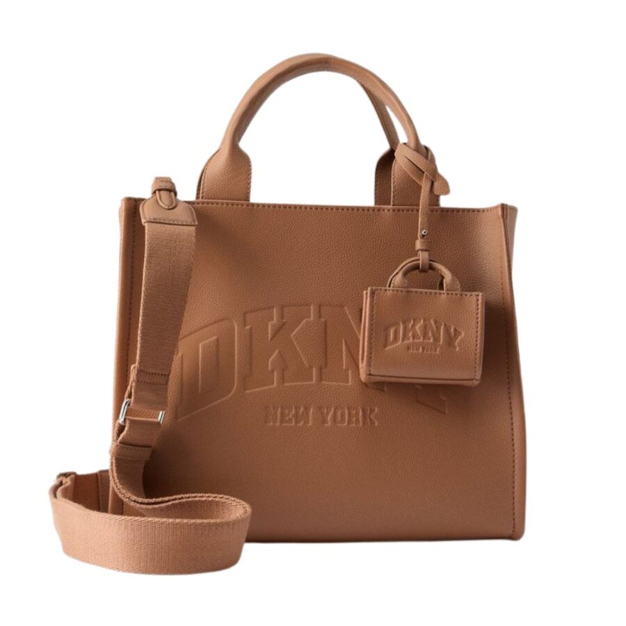 DKNY Hadlee Tote Handbag Small Hot Cocoa R53AAC80