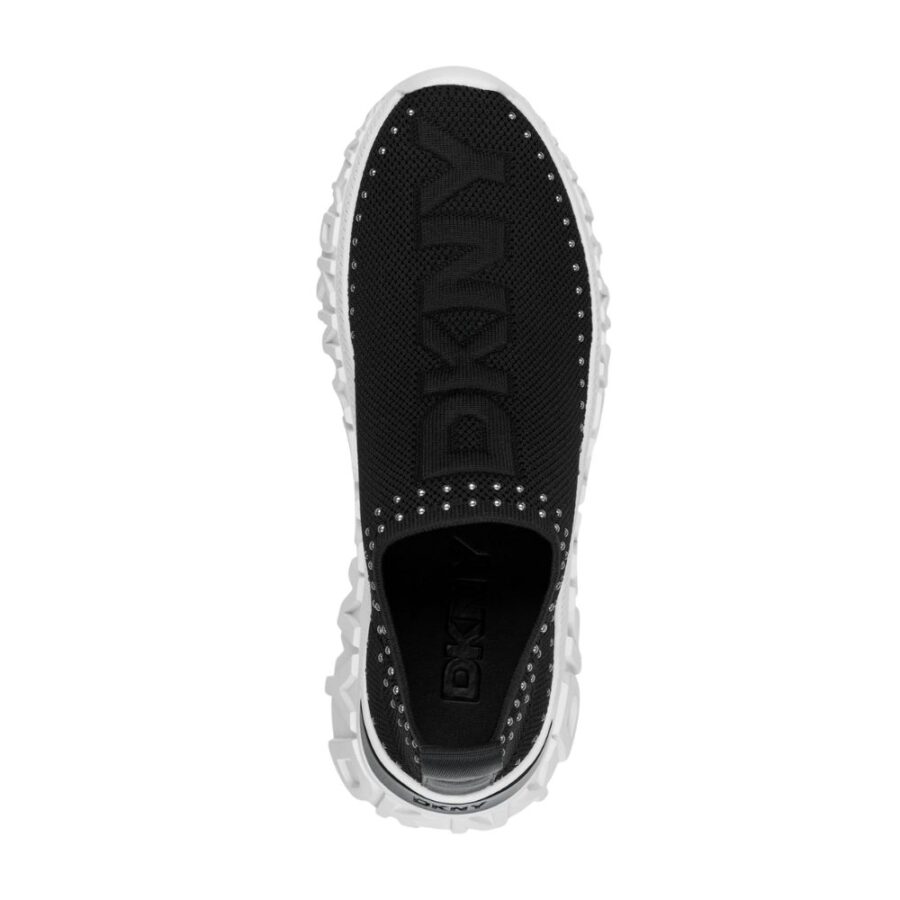 DKNY Little Studs Sneaker Slip On Black K1609099 3 4