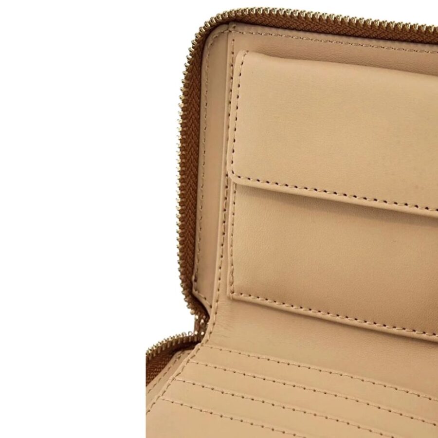 Guess Gregoria Slg Small Zip Around Cognac SWBG8546137 3 4