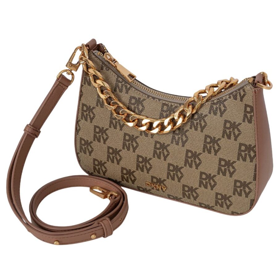 DKNY Jenna Cross Body Handbag ChinoHot Cocoa R53E6I10 4 5