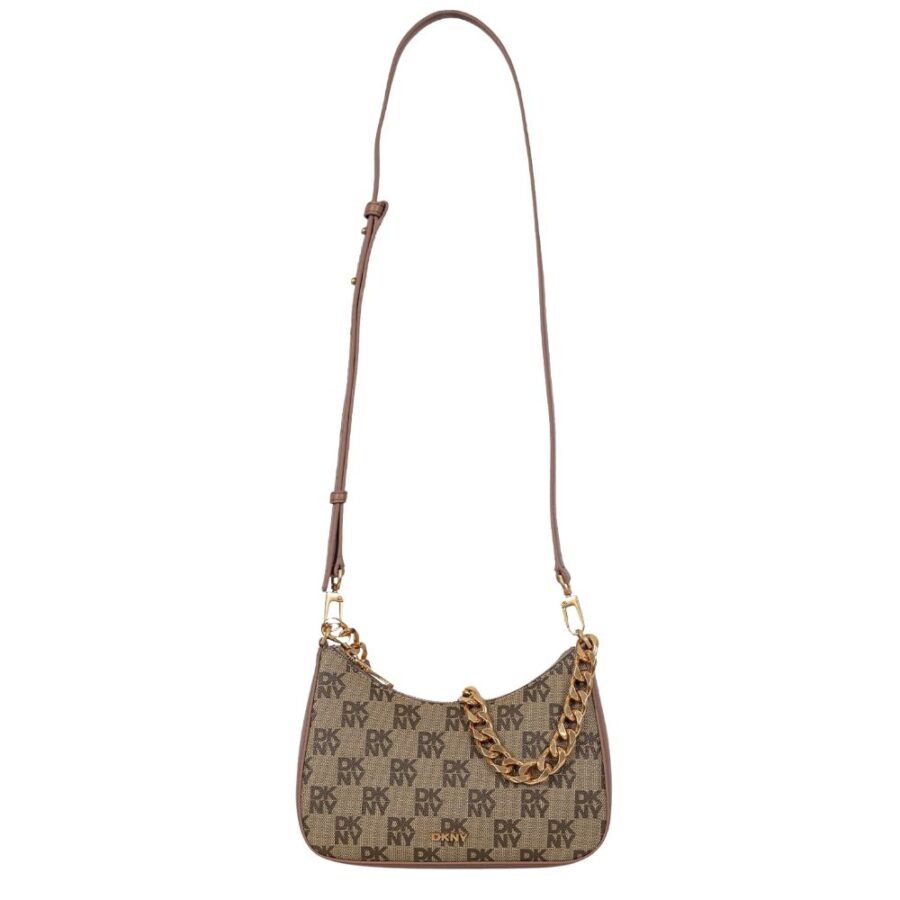 DKNY Jenna Cross Body Handbag ChinoHot Cocoa R53E6I10 5 3