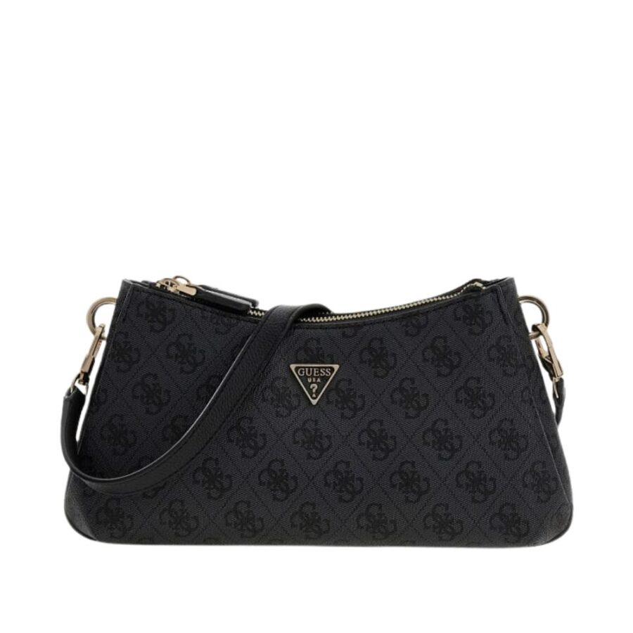 Guess Noelle II Mini 3 Comp Shoulder Xbody Coal Logo BG9672730