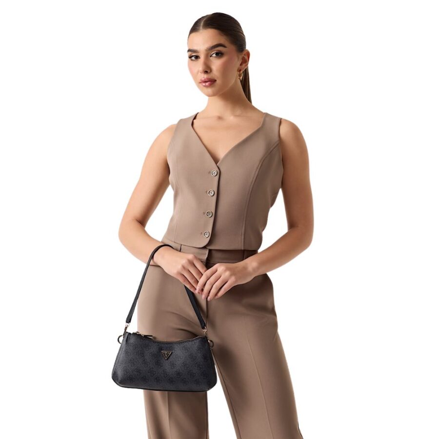 Guess Noelle II Mini 3 Comp Shoulder Xbody Coal Logo BG9672730 2 6
