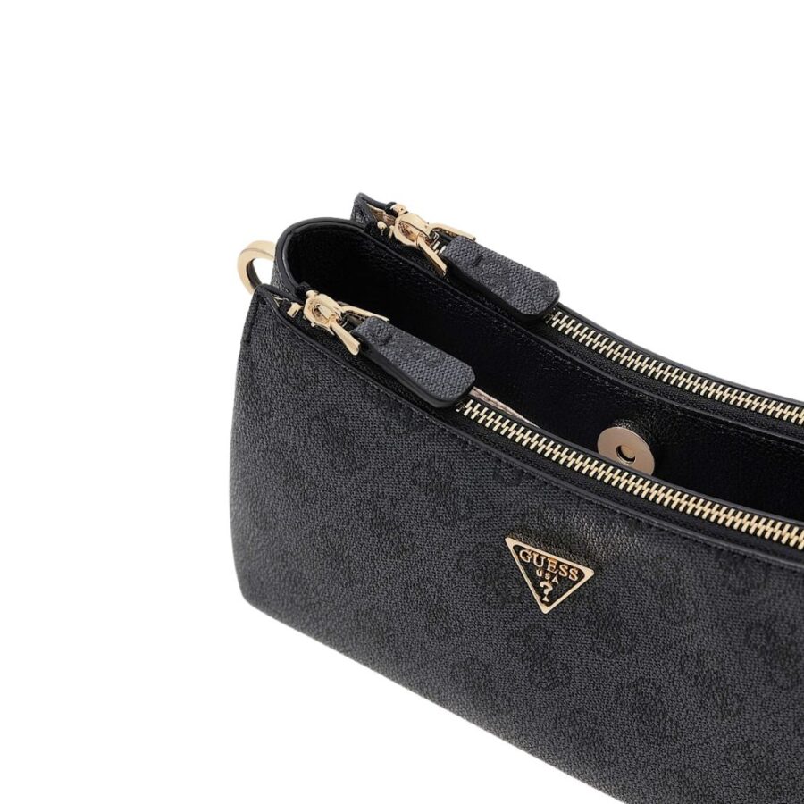 Guess Noelle II Mini 3 Comp Shoulder Xbody Coal Logo BG9672730 3 5