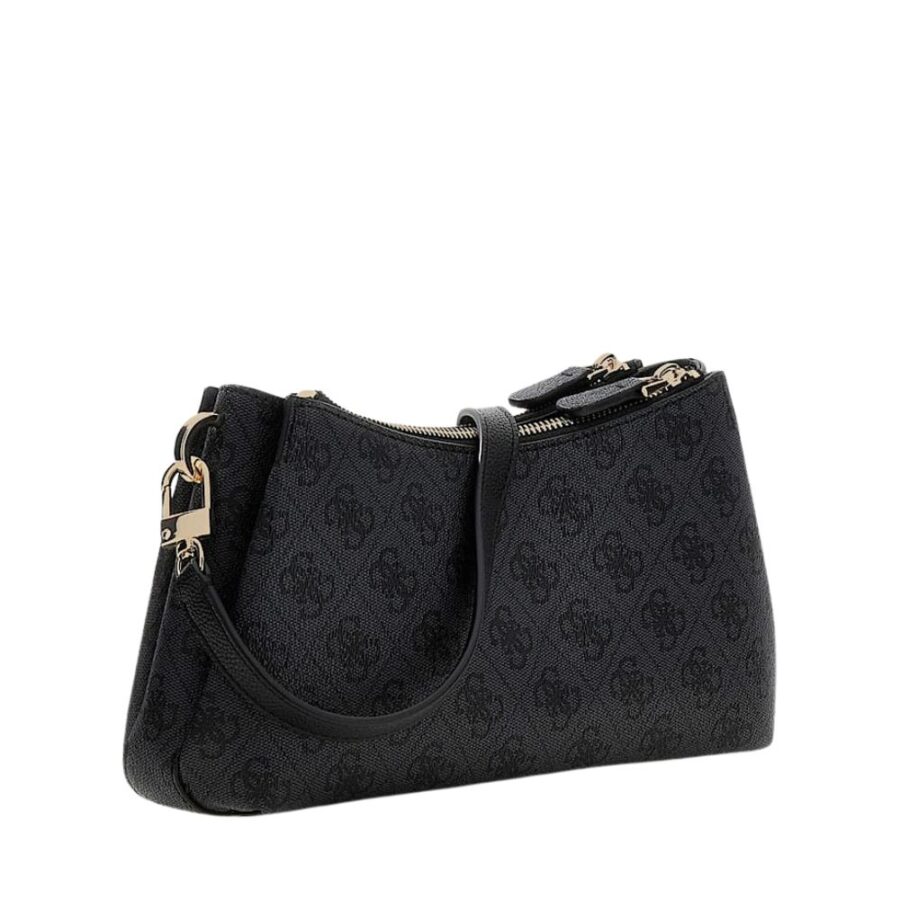 Guess Noelle II Mini 3 Comp Shoulder Xbody Coal Logo BG9672730 5 4