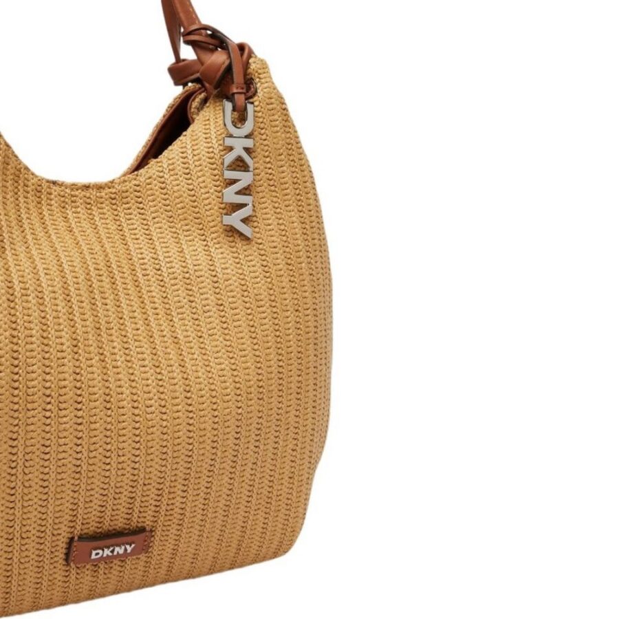 DKNY Paula Tote Handbag Large NaturalSaddle R61AOE48 2 3
