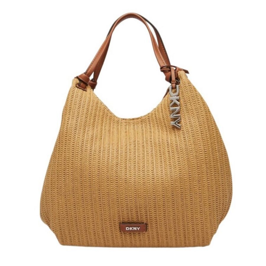 DKNY Paula Tote Handbag Large NaturalSaddle R61AOE48 4 1