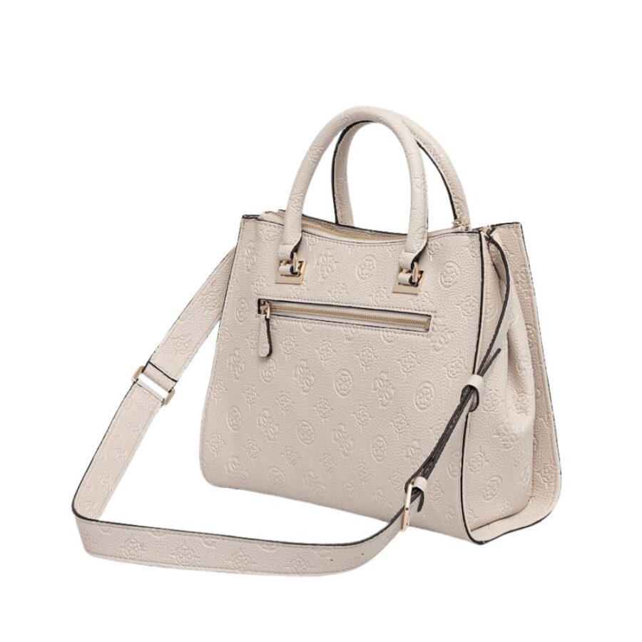 Guess Cressidia II Society Satchel Off White Logo PD988807 3 4