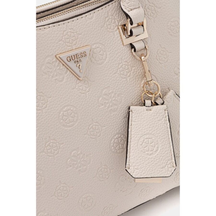 Guess Cressidia II Society Satchel Off White Logo PD988807 4 3