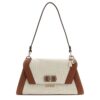 Guess Karnilla Flap Shoulder Bag NaturalCognac AG971919 2