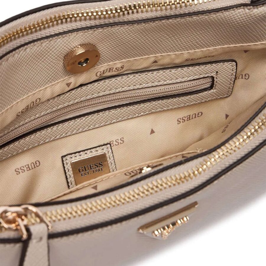 Guess Noelle II Mini 3 Comp Shoulder Xbody Taupe ZG967273 3 2