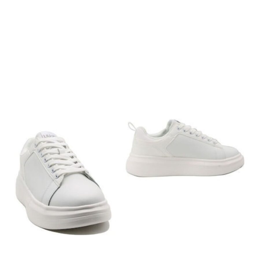 LIU JO Big 05 Sneaker Calf LeatherTumbled White 7G5015PX3310 22222 3 2