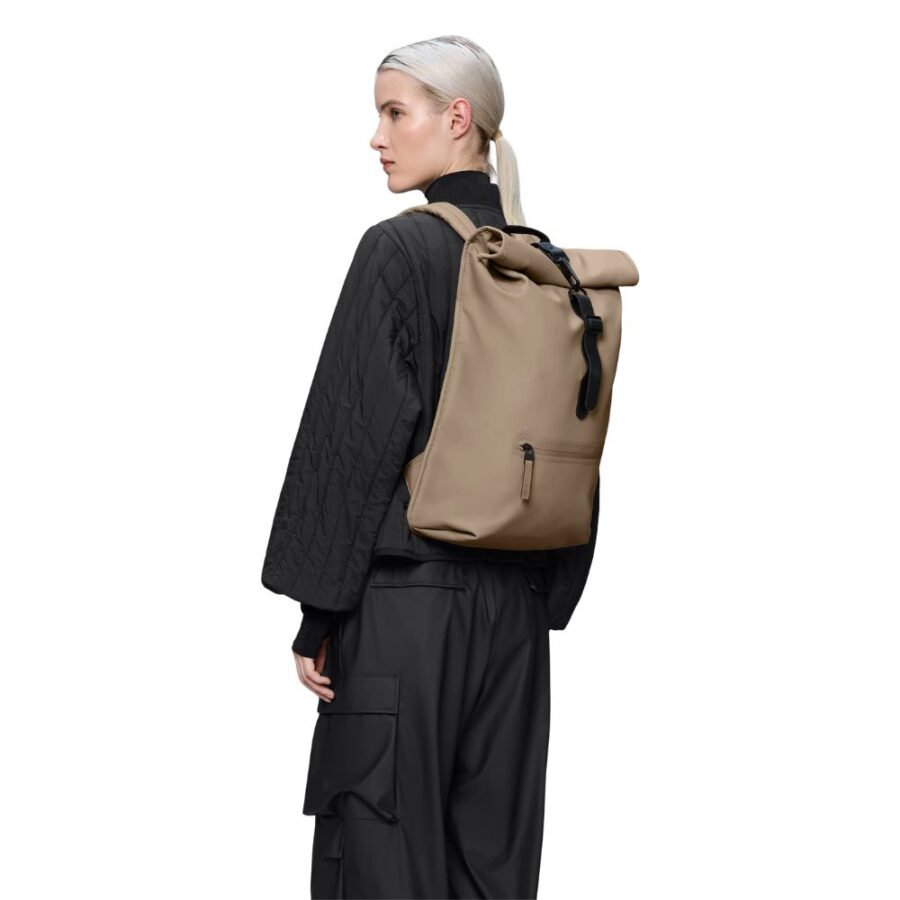 Rains Rolltop Rucksack 13320 Beige 6 2