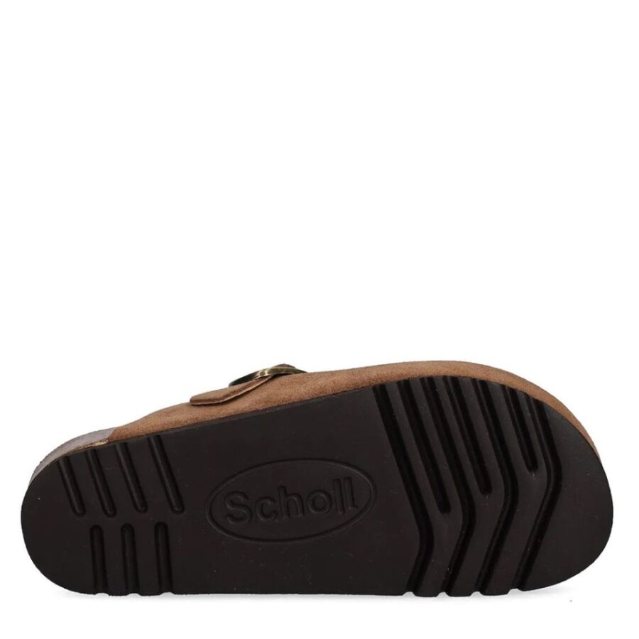 Scholl Fae Clog Suede Taupe F321981062360 5 1