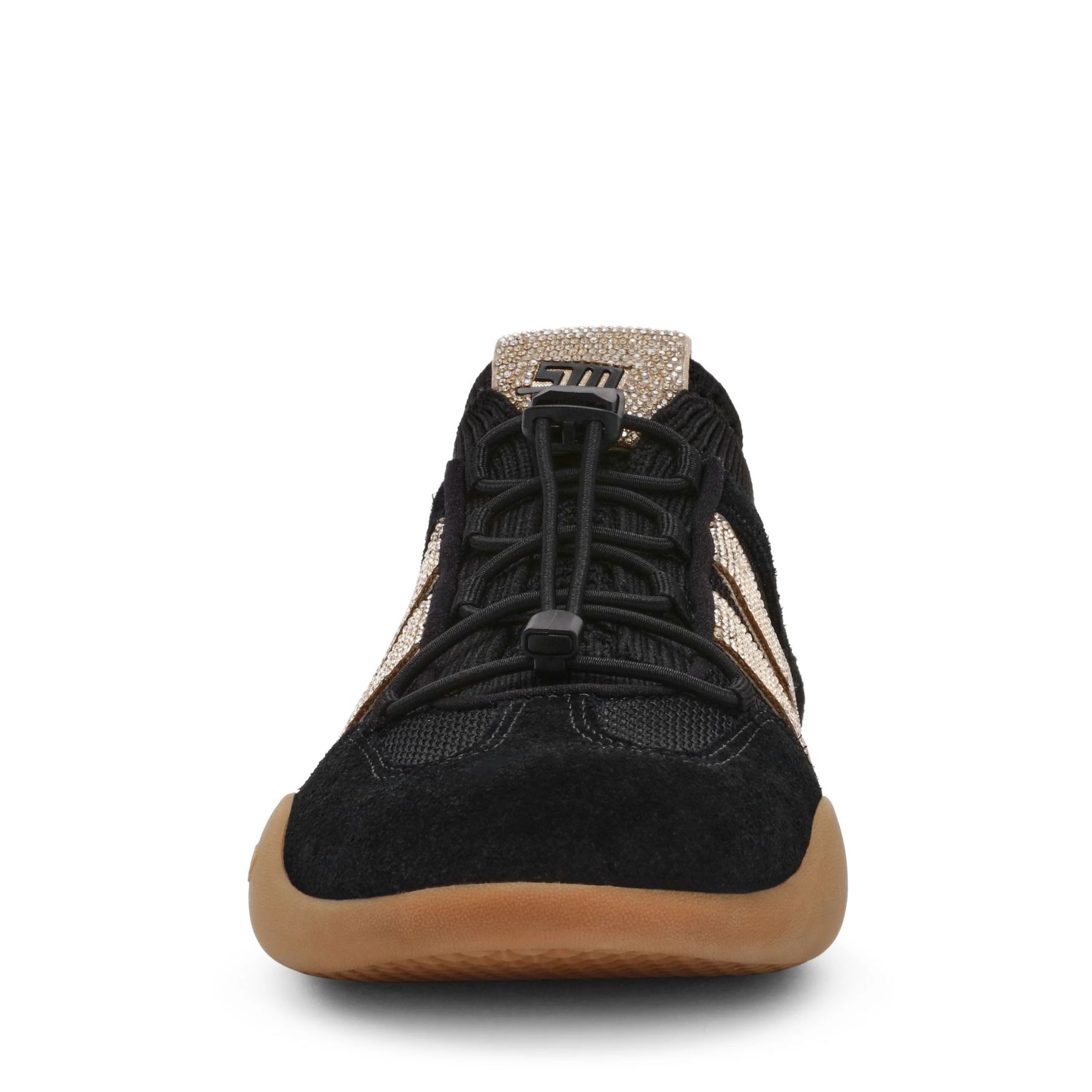 Steve Madden Biscotti R Leather Sneaker Sneaker 03002 BlackGold SH11005248 363 4 3