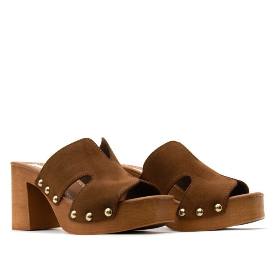 Steve Madden Sunkissed Mule Chestnut Suede 11005174 039 03002 2 4