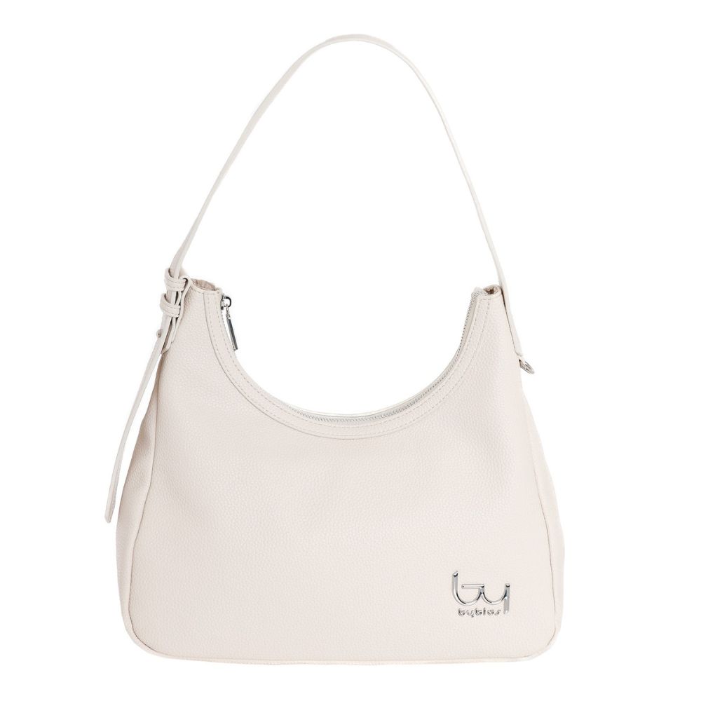 By Byblos Zest Hobo Shoulder Bag Ivory BYBS99B02 4 1