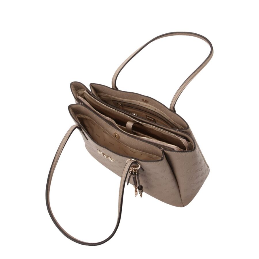 Guess Anise Tote Dark Taupe Logo PD991623 3 3