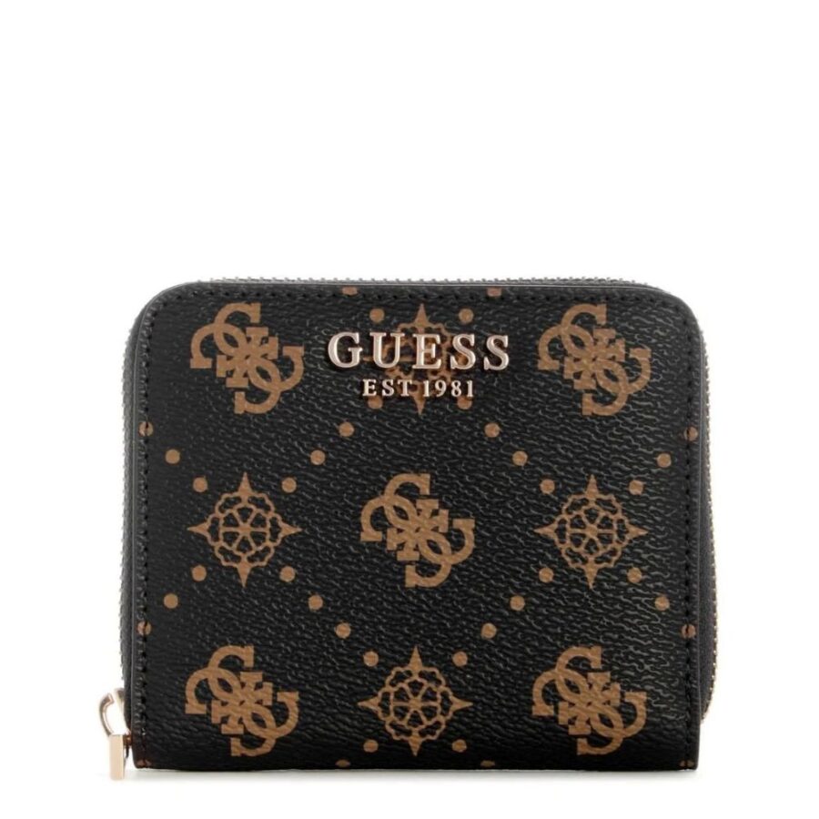 Guess Carrie Logo Slg Small Zip Around Espresso GP9898137 4 1