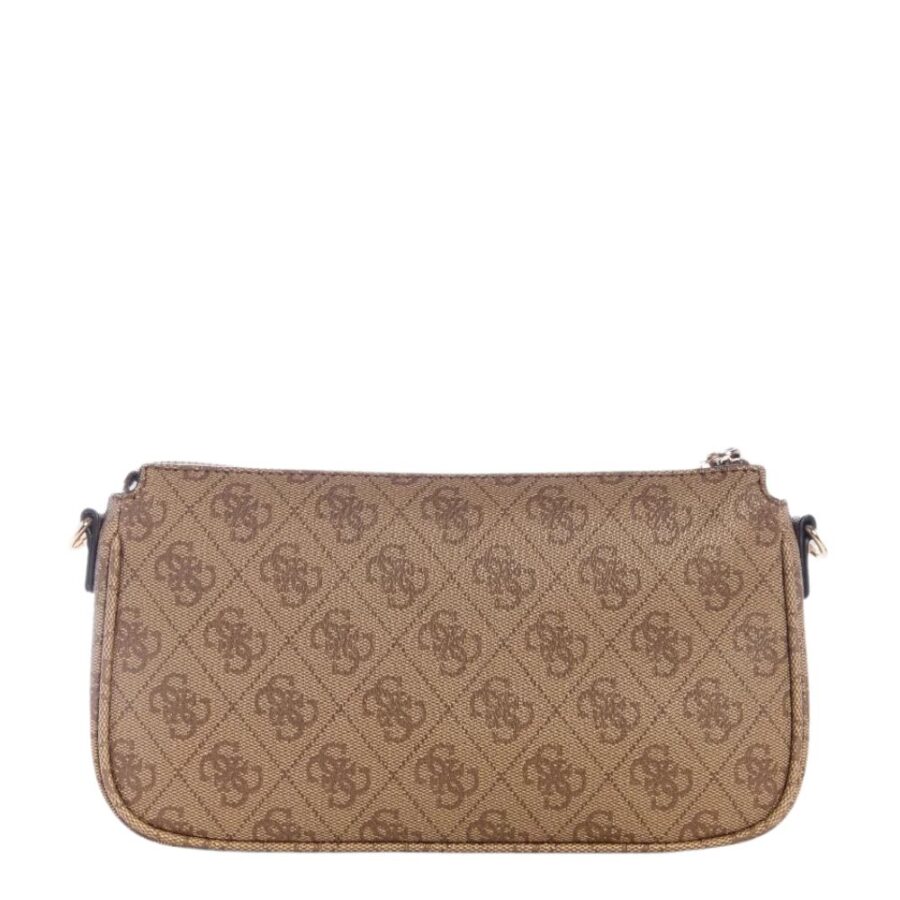 Guess Noelle II Mini Double Pouch Crossbody Latte LogoBrown BG967271 4 1