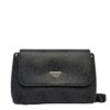 Guess Meridian II Flap Crossbody Coal Logo OS697420