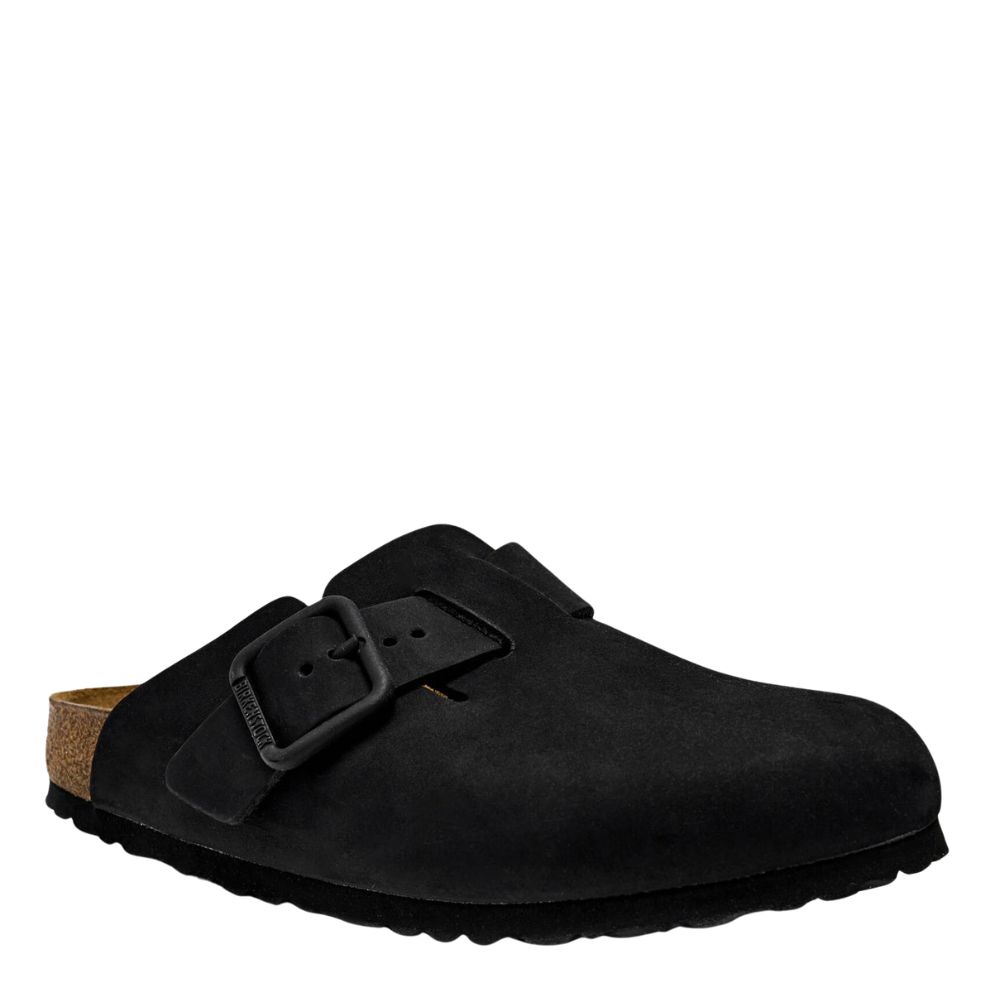 Birkenstock Boston Leather Wire Buckle Lenb Black 35 46 Narrow Seasonal 1031575