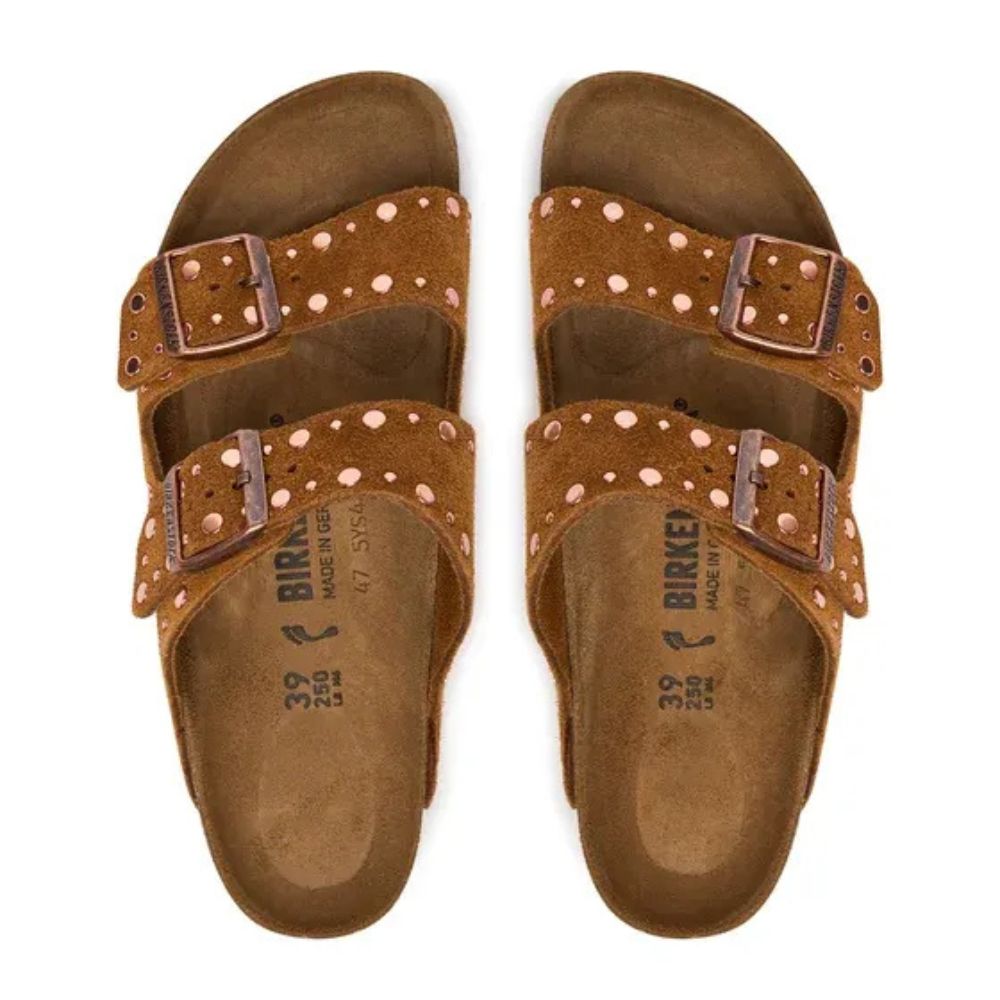Birkenstock Leather Arizona Rivet Border Leve Mink 35 43 Narrow 1031731 5 2
