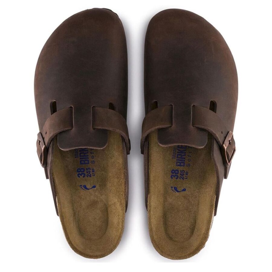Birkenstock Leather Boston SFB Leoi Habana 35 50 Narrow Seasonal 159713 6 2