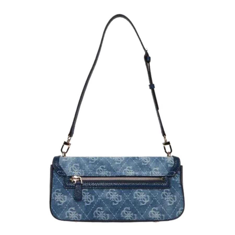 Guess Dovie Flap Shoulder Bag Denim Logo DG990919 6 1